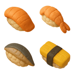 にぎり寿司粘土