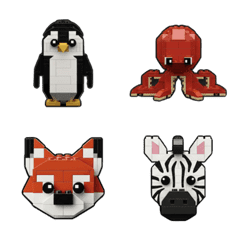 ブロック絵文字 動物編
