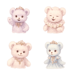 カラフル可愛い♡人気のテディベアの絵文字