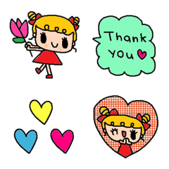 nenerin色んな絵文字セット1053可愛い