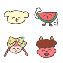 ゆるかわにっこり絵文字