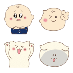 ベビたんとネコさん★リアクション絵文字