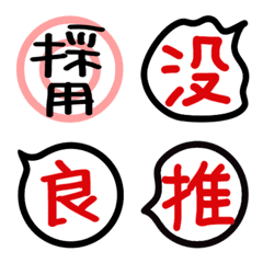 優劣をつけるリアクション漢字