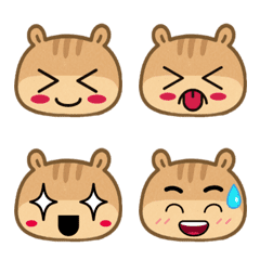 リスの絵文字 (えもじ)