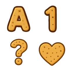 クッキー＆ビスケットのＡＢＣ絵文字♡