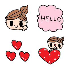 nenerin色んな絵文字セット1055可愛い