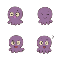 迷你章魚君表情爆走中