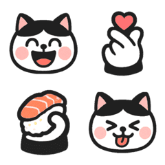 Cute Tuxedo Cat Emojis Vol. 1