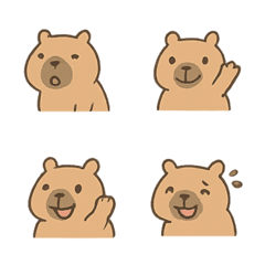 圓滾滾水豚表情包