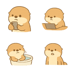 發呆小水獺日常