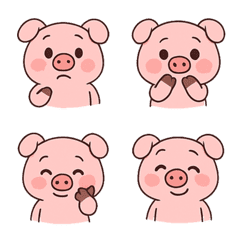 Puffy Piggy Emoji Pack