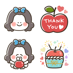Snow White emoji.