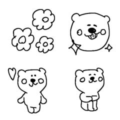『simpleリアクションくまさん』