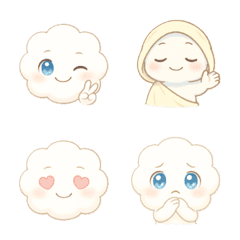 Fluffy Cloud Happy Reactions