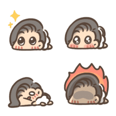 蒲公英喵喵_喵吉縮起來了