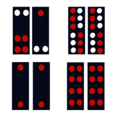 Black-grained boy from big to small