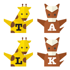 Origami Horse Giraffe Alphabet
