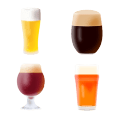クラフトビール飲み比べ【絵文字】