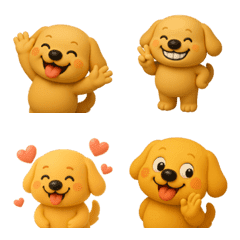 ゴールデンレトリバーの子犬✨リアクション✨