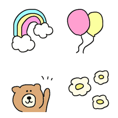 Reaction stamps, emojis