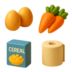 購物清單雜貨 3D