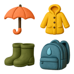 陶土雨天用品