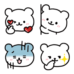 白いこぐま⭐︎こぐぷぅの絵文字 3