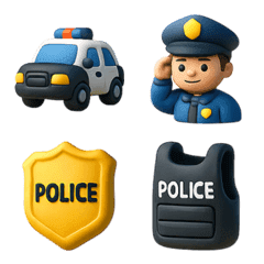 警察用品 3D