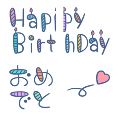 Stylish and cute letters Emoji