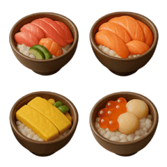 ちらし寿司 3D
