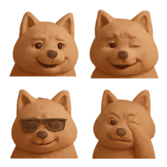 Japanese Spitz Clay