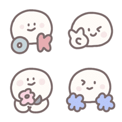 Round head emoji.