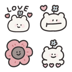 Emoji Cute Mona Bear