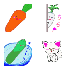 Cheerful vegetables