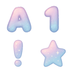 ゆめカワ♡大人可愛いアルファベット絵文字