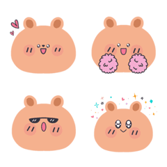 Round-headed bear:emoji