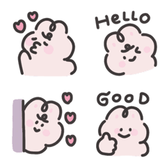 Momochan, the cutest rabbit emoji