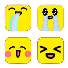 ちょっと四角い絵文字ちゃん