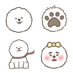 ビションフリーゼ絵文字１
