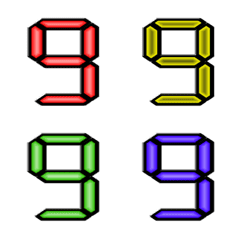 Digital numbers #Bold v.1