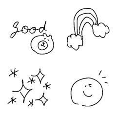 【シンプル絵文字〜】