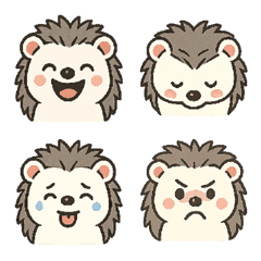 hedgehog emojis
