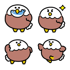 ゆるふわハクトウワシ 動く絵文字