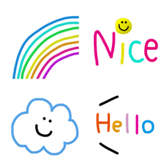 元気カラー絵文字