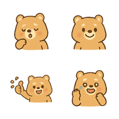 圓圓小熊日常反應包