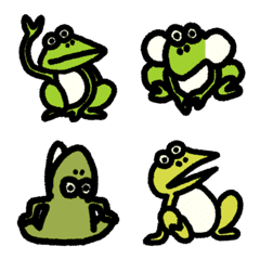 可愛いかえるの絵文字