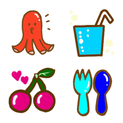 I want to use emojis .food series 2