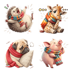 Cute Animal : Pastel Color(Emoji)