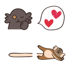 Black lemur emoji