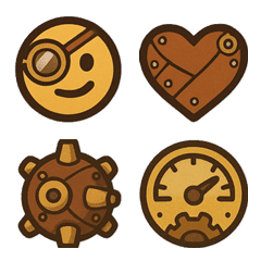 Steampunk Emoji vol.1